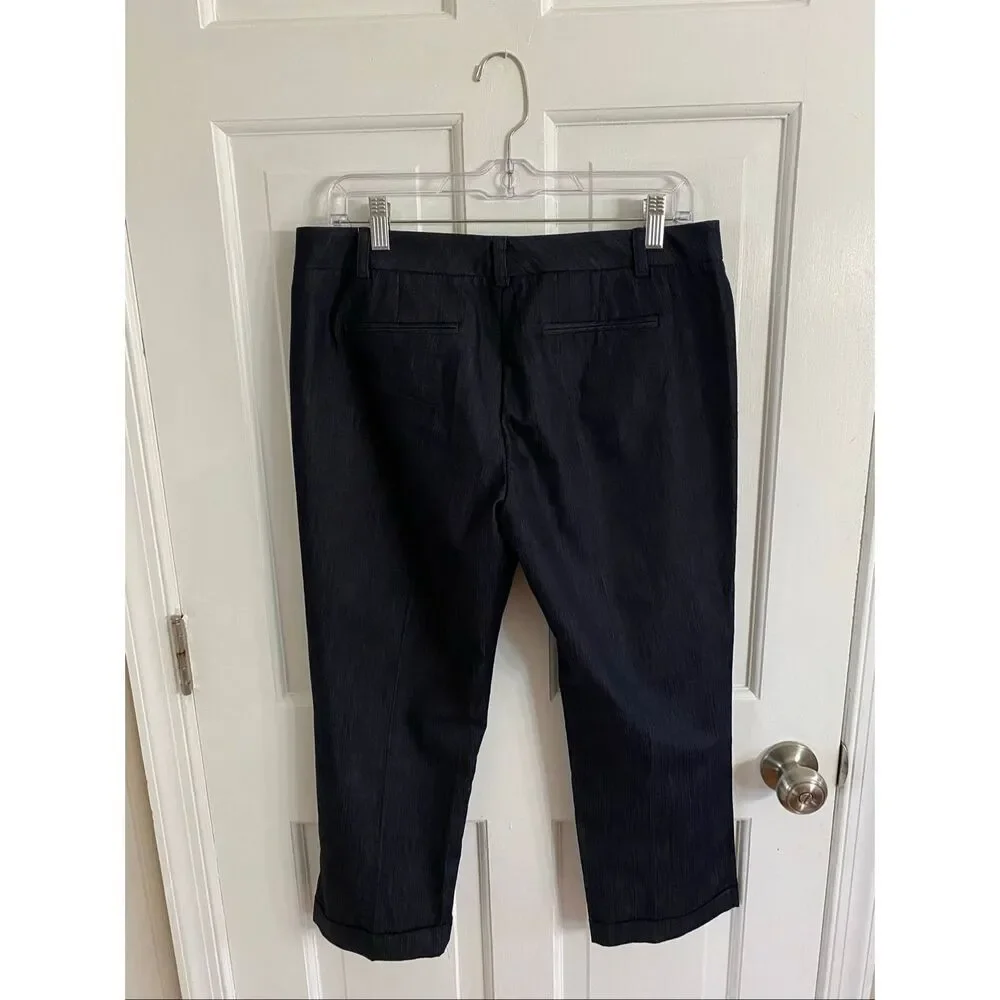 New York & Company 7th Avenue cropped trousers size 8